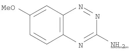 Molecular Structure of 27238-40-0 (1,2,4-Benzotriazin-3-amine, 7-methoxy-)